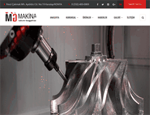 Tablet Screenshot of mgmakina.com